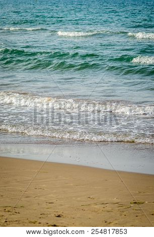 Saaidia Beach And Waves And Rocks