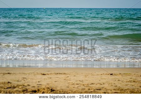 Saaidia Beach And Waves And Rocks