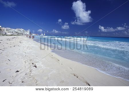 Mexico Yucatan Cancun Beach Caribbean Sea