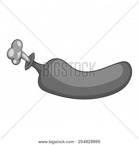 Whoopee Cushion Icon. Gray Monochrome Illustration Of Whoopee Cushion Icon For Web