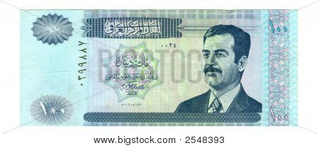 Bill 100 dinar iracheno