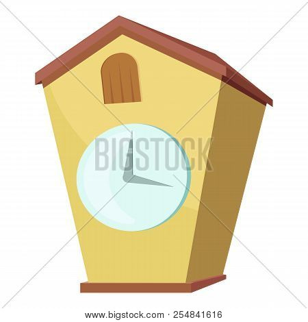 Cuckoo Clock Icon. Cartoon Illustration Of Cuckoo Clock Icon For Web