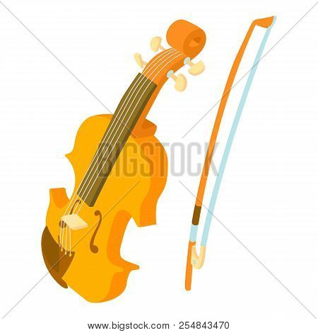 Contrabass Icon. Cartoon Illustration Of Contrabass Icon For Web