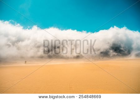 Cloud Storm Is Coming For Cover Mountain And Desert
