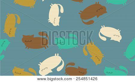 The Texture Is A Patternless Pattern With Lots Of Multicolored Silhouettes Of Abstract Thick Good Ki