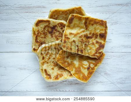 Placinta -traditional Homemade Romanian And Moldovan Pies. Flapjack