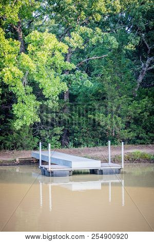 A Pathway To The To The Lake Of Texoma, Texas