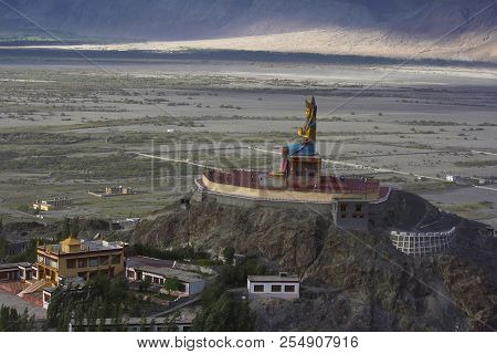 Maitreya Buddha, Diskit Monastery, Diskit Monastery, Jammu And Kashmir, India