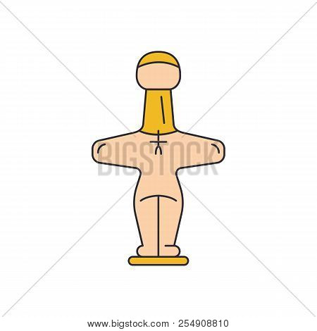 Lady Of Lemba Icon. Cartoon Lady Of Lemba Vector Icon For Web Design Isolated On White Background
