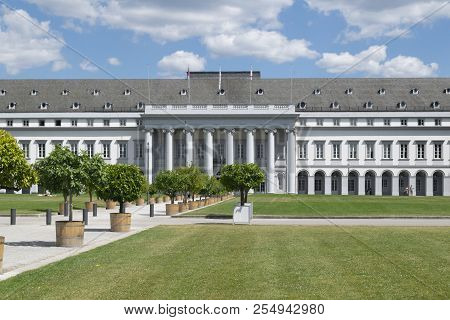 Koblenz, Germany - June 27, 2018:  The Electoral Palace Was Built Between 1777 - 1793 And Was The Re