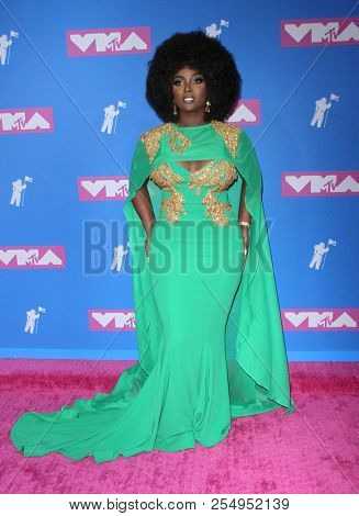 Amara La Negra at the 2018 MTV Video Music Awards held at the Radio City Music Hall in New York, USA on August 20, 2018.