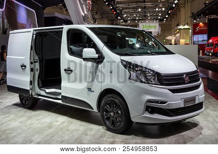 Hannover, Gernany - Sep 21, 2016: Fiat Talento Van Showcased At The International Motor Show For Com