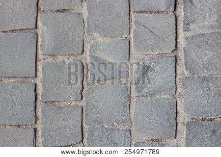 Concrete Bricks Path Walk Way, Stock Photo