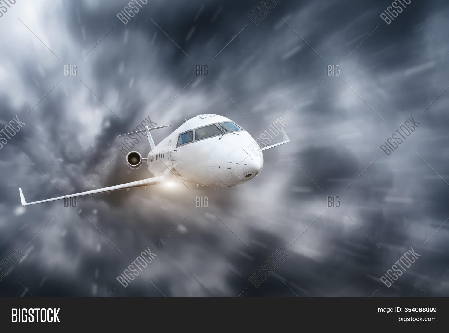 Plane Flies During Image & Photo (Free Trial) Bigstock
