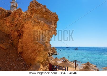 Reefs On Red Sea El Fanar Beach In Egypt