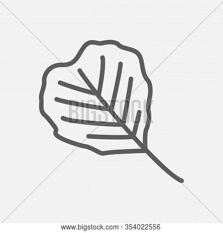 Brazilwood Icon Line Symbol. Isolated Illustration Of Icon Sign Concept For Your Web Site Mobile App