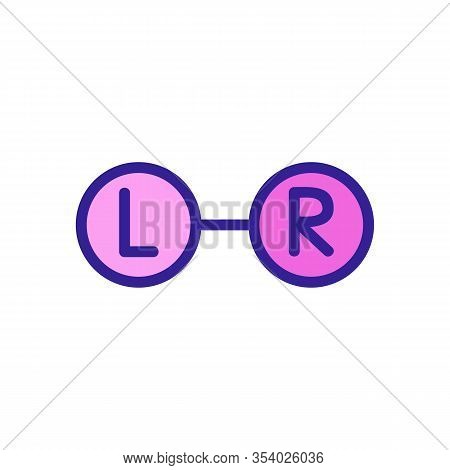 Dioptry Icon Vector. Thin Line Sign. Isolated Contour Symbol Illustration