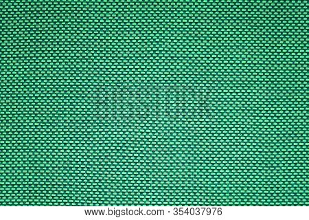 Cloth Green Pattern Abstract Background On Fabric Made Of Small Rectangles
