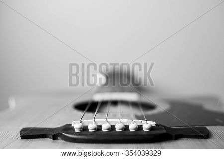 Acoustic Guitar That Is Classic And Beautiful