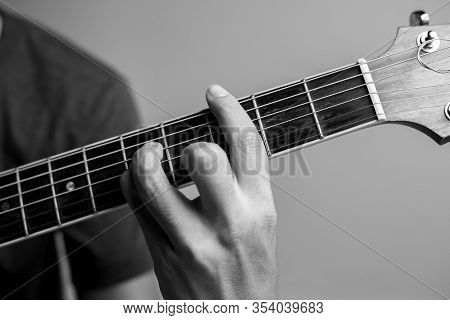 Musicians Are Catching Guitar Chords.