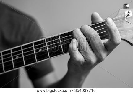 Musicians Are Catching Guitar Chords.