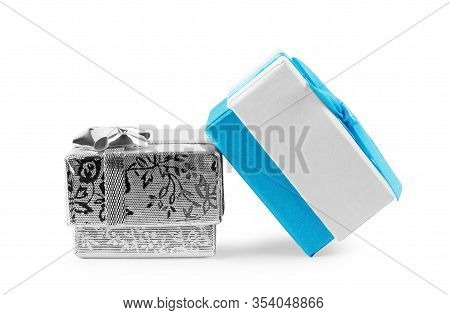 Gift Box Isolated On A White Background