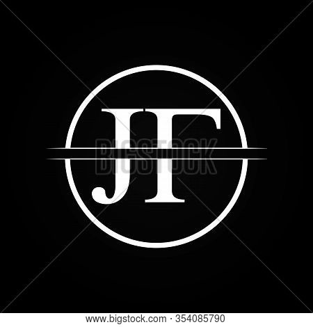 Jf Letter Type Logo Design Vector Template. Abstract Letter Jf Logo Design