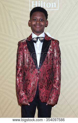 LOS ANGELES - FEB 23:  Evan Alex at the American Black Film Festival Honors Awards at the Beverly Hilton Hotel on February 23, 2020 in Beverly Hills, CA