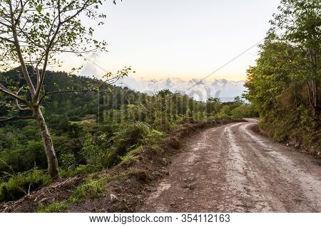Access Road In Rural Costa Rica
