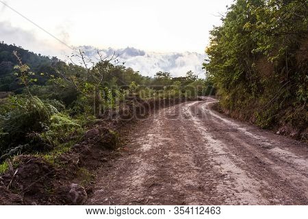Access Road In Rural Costa Rica