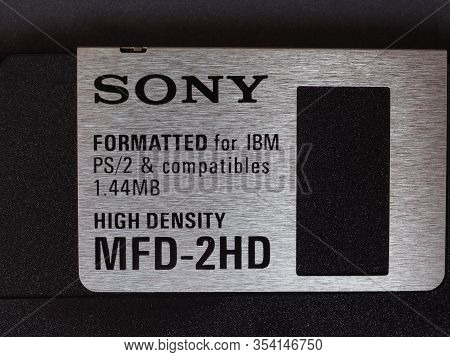 Sony Magnetic Diskette For Personal Computer Data Storage
