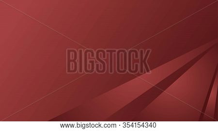 Red Background With Abstract Shapes
