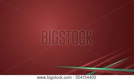 Red Background With Abstract Shapes