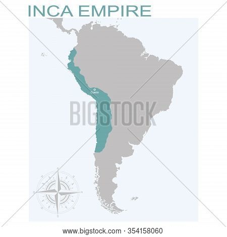 Vector Map Of The Inca Empire For Your Design