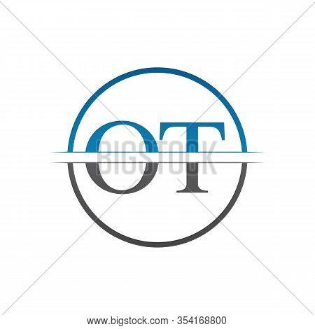 Initial Monogram Letter Ot Logo Design Vector Template. Ot Letter Logo Design