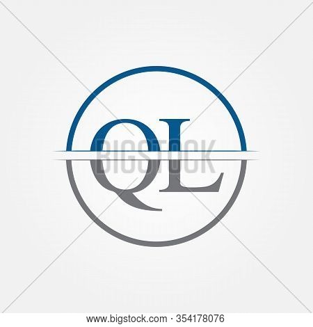 Initial Monogram Letter Ql Logo Design Vector Template. Ql Letter Logo Design