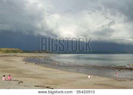 Criccieth Beach.