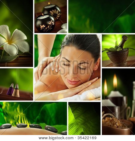 Spa collage