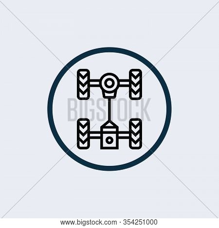 Steering Wheel Icon Isolated On White Background From Amusement Collection. Steering Wheel Icon Tren