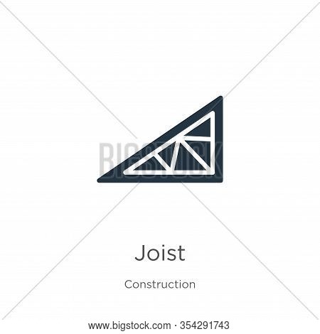 Joist Icon Vector. Trendy Flat Joist Icon From Construction Collection Isolated On White Background.