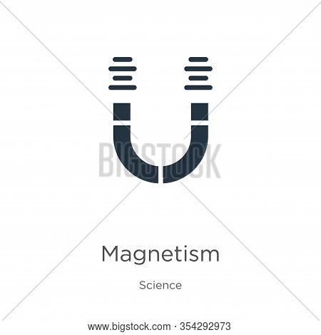 Magnetism Icon Vector. Trendy Flat Magnetism Icon From Science Collection Isolated On White Backgrou