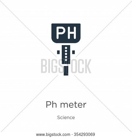 Ph Meter Icon Vector. Trendy Flat Ph Meter Icon From Science Collection Isolated On White Background