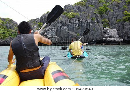caiaque em Koh Samui