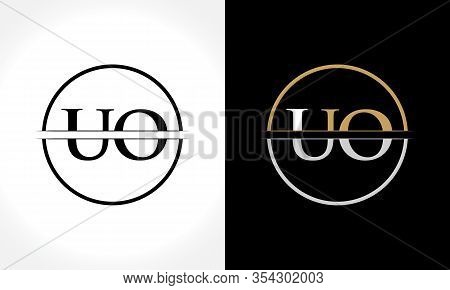 Initial Letter Uo Logo Design Vector Template. Uo Letter Logo Design