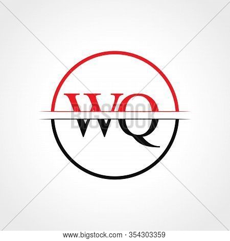Initial Wq Letter Linked Logo. Creative Letter Wq Logo Design Vector Template
