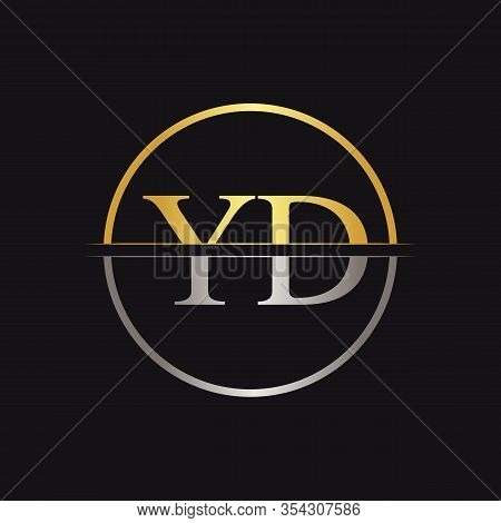 Initial Yd Logo Design Vector Template. Creative Letter Yd Business Logo Vector Illustration