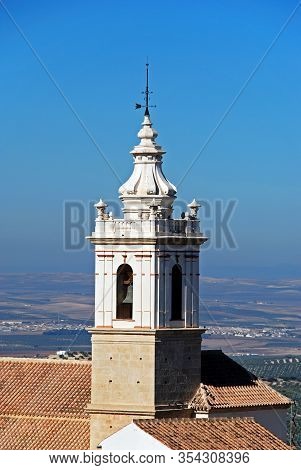 San Sebastian Parish Church (iglesia Parroquial De San Sebastian) With View Over Rooftops Towards Co