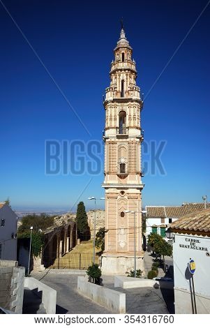 Estepa, Spain - November 13, 2008 - View Of The Torre De La Victoria, Estepa, Spain - November 13, 2