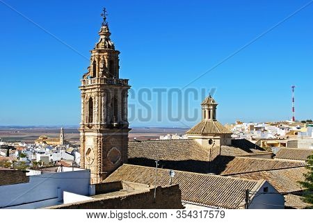 Osuna, Spain - November 13, 2008 - Elevated View Of Mercy Church And Tower (iglesia Y Torre De La Me