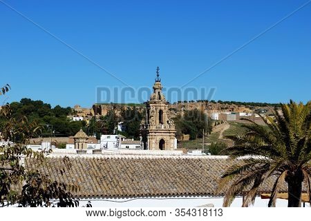 Osuna, Spain - November 13, 2008 - View Of Mercy Tower (torre De La Merced) With The Monastery (mona